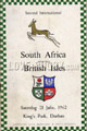 British & Irish Lions South Africa Tour 1962
